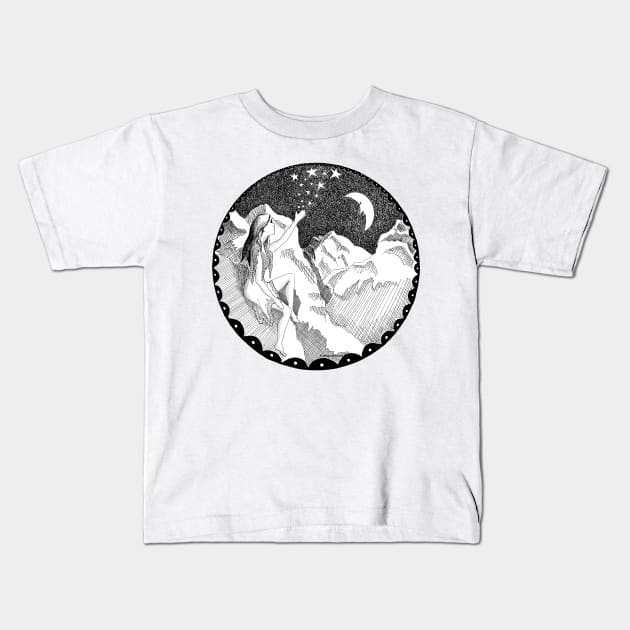 Star Giver Kids T-Shirt by MamaODea